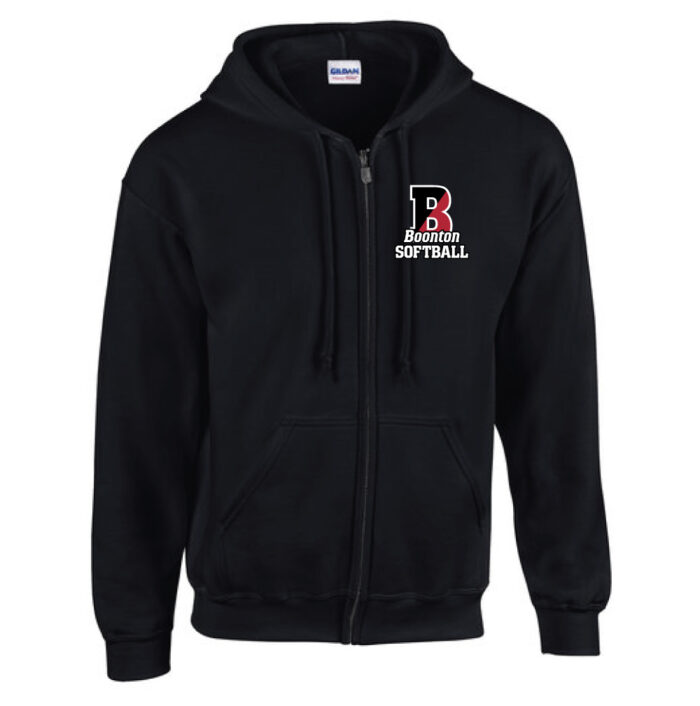 Boonton Softball Zip Hoodie - Image 3