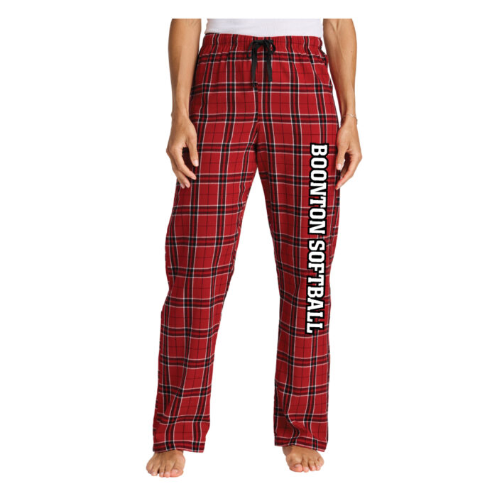 Boonton Softball Women's Flannel Plaid Pants